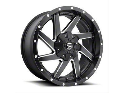 Fuel Wheels Renegade Matte Black Milled Wheel; 20x10; -18mm Offset (84-01 Jeep Cherokee XJ)