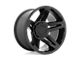 Fuel Wheels SFJ Matte Black Wheel; 20x10; -18mm Offset (84-01 Jeep Cherokee XJ)