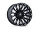 Fuel Wheels Strike Gloss Black Milled Wheel; 20x10; -18mm Offset (84-01 Jeep Cherokee XJ)