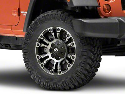 Fuel Wheels Vapor Matte Black Double Dark Tint Wheel; 18x9 (84-01 Jeep Cherokee XJ)