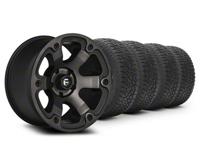 17x9 Fuel Wheels Beast & 34in Falken All-Terrain Wildpeak A/T3W Tire Package (20-24 Jeep Gladiator JT)