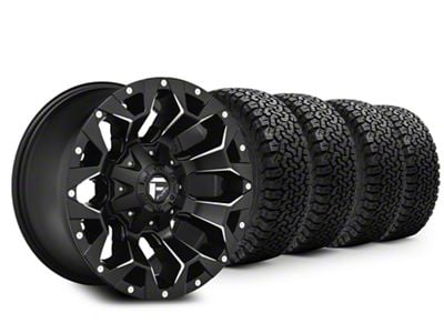 17x9 Fuel Wheels Assault & 33in BF Goodrich All-Terrain T/A KO Tire Package (20-25 Jeep Gladiator JT)