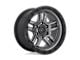 Fuel Wheels Ammo Matte Gunmetal with Black Bead Ring Wheel; 20x10 (20-24 Jeep Gladiator JT)