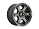 Fuel Wheels Beast Matte Black Double Dark Tint Wheel; 20x12; -44mm Offset (20-24 Jeep Gladiator JT)