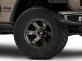 Fuel Wheels Beast Matte Black Double Dark Tint Wheel; 17x9 (20-24 Jeep Gladiator JT)