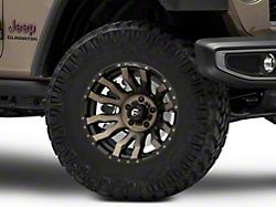 Fuel Wheels Blitz Matte Black Double Dark Tint Wheel; 17x9 (20-24 Jeep Gladiator JT)