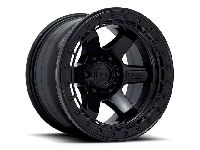 Fuel Wheels Block Beadlock Matte Black Wheel; 17x9 (20-24 Jeep Gladiator JT)