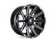 Fuel Wheels Contra Gloss Black Milled Wheel; 18x9 (20-24 Jeep Gladiator JT)