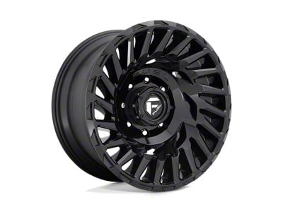 Fuel Wheels Cyclone Gloss Black Wheel; 18x9 (20-24 Jeep Gladiator JT)