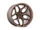 Fuel Wheels Flux Platinum Bronze Wheel; 17x9 (20-24 Jeep Gladiator JT)