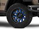 Fuel Wheels Hardline Gloss Black with Blue Tinted Clear Wheel; 20x10 (20-24 Jeep Gladiator JT)