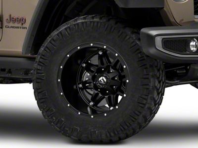 Fuel Wheels Hostage Matte Black Wheel; 18x12; -44mm Offset (20-24 Jeep Gladiator JT)