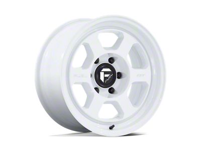 Fuel Wheels Hype Gloss White Wheel; 18x8.5; -10mm Offset (20-24 Jeep Gladiator JT)