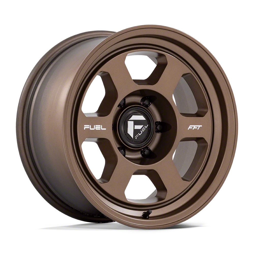 Fuel Wheels Jeep Gladiator Hype Matte Bronze Wheel; 17x8.5 ...