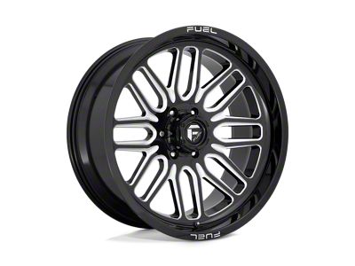 Fuel Wheels Ignite Gloss Black Milled Wheel; 22x10; -18mm Offset (20-24 Jeep Gladiator JT)