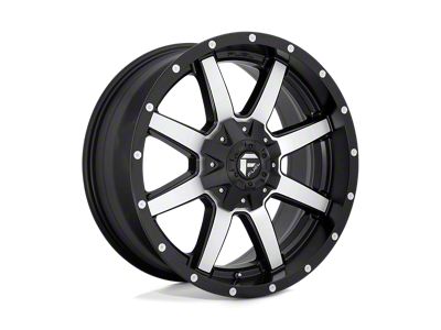 Fuel Wheels Maverick Matte Black Machined Wheel; 20x10 (20-24 Jeep Gladiator JT)