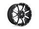 Fuel Wheels Maverick Matte Black Machined Wheel; 20x10; -24mm Offset (20-24 Jeep Gladiator JT)