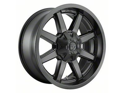 Fuel Wheels Maverick Satin Black Wheel; 22x12 (20-24 Jeep Gladiator JT)