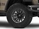 Fuel Wheels Piston Matte Gunmetal with Gloss Black Lip Wheel; 20x10 (20-24 Jeep Gladiator JT)