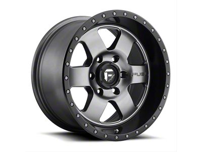 Fuel Wheels Podium Matte Gunmetal Wheel; 18x9; 1mm Offset (20-24 Jeep Gladiator JT)