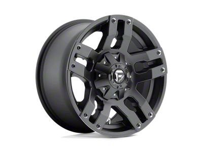 Fuel Wheels Pump Matte Black Wheel; 20x10; -24mm Offset (20-24 Jeep Gladiator JT)