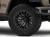 Fuel Wheels Quake Blackout Wheel; 18x9; 1mm Offset (20-25 Jeep Gladiator JT)