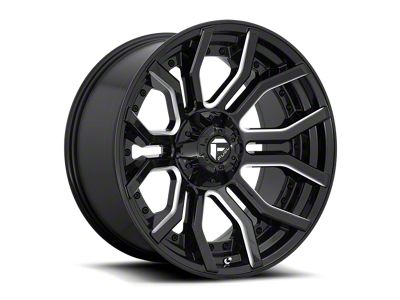 Fuel Wheels Rage Gloss Black Milled Wheel; 20x9 (20-24 Jeep Gladiator JT)