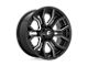 Fuel Wheels Rage Gloss Black Milled Wheel; 20x10; -18mm Offset (20-24 Jeep Gladiator JT)