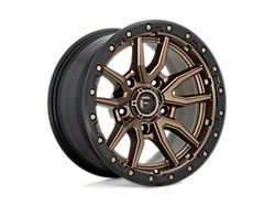 Fuel Wheels Rebel Matte Bronze with Black Bead Ring Wheel; 17x9 (20-24 Jeep Gladiator JT)