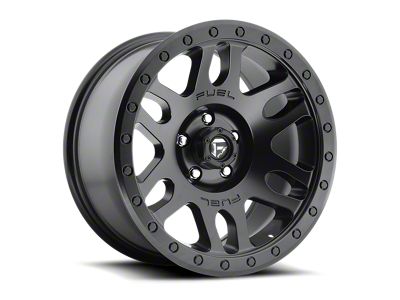 Fuel Wheels Recoil Matte Black Wheel; 17x8.5 (20-24 Jeep Gladiator JT)