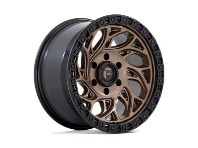 Fuel Wheels Runner OR Bronze with Black Ring Wheel; 17x9; -12mm Offset (20-24 Jeep Gladiator JT)