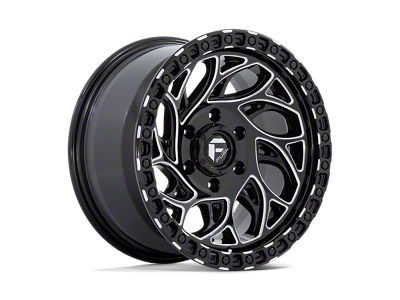 Fuel Wheels Runner OR Gloss Black Milled Wheel; 20x9 (20-24 Jeep Gladiator JT)