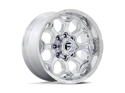 Fuel Wheels Scepter Polished Milled Wheel; 20x10; -18mm Offset (20-24 Jeep Gladiator JT)