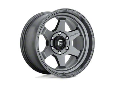 Fuel Wheels Shok Matte Anthracite Wheel; 18x9; -12mm Offset (20-24 Jeep Gladiator JT)