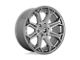 Fuel Wheels Siege Brushed Gunmetal with Tinted Clear Wheel; 24x12 (20-24 Jeep Gladiator JT)