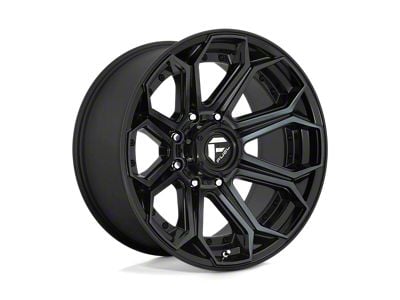 Fuel Wheels Siege Gloss Machined Double Dark Tint Wheel; 20x10 (20-24 Jeep Gladiator JT)