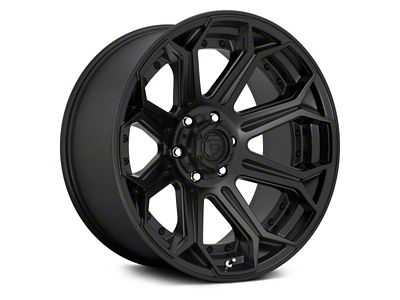 Fuel Wheels Siege Matte Black Wheel; 20x10 (20-24 Jeep Gladiator JT)