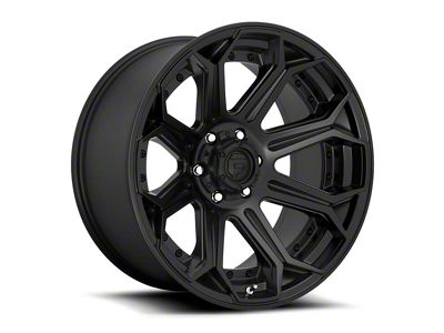 Fuel Wheels Siege Matte Black Wheel; 20x9 (20-24 Jeep Gladiator JT)