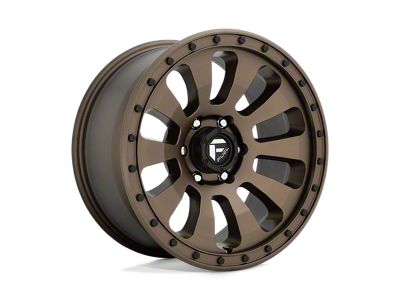 Fuel Wheels Tactic Matte Bronze Wheel; 17x9 (20-24 Jeep Gladiator JT)