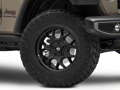 Fuel Wheels Tech Matte Black Wheel; 20x10; -18mm Offset (20-24 Jeep Gladiator JT)