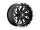 Fuel Wheels Throttle Matte Black Milled Wheel; 17x9; -12mm Offset (20-24 Jeep Gladiator JT)