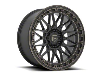 Fuel Wheels Trigger Matte Black Dark Tint Wheel; 20x9 (20-24 Jeep Gladiator JT)