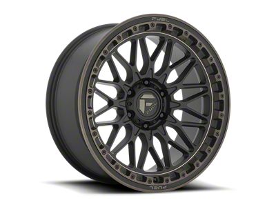 Fuel Wheels Trigger Matte Black Dark Tint Wheel; 20x9; 1mm Offset (20-24 Jeep Gladiator JT)