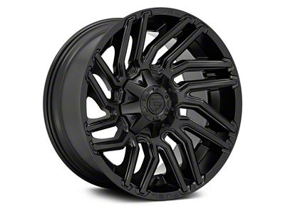 Fuel Wheels Typhoon Matte Black Wheel; 20x9; 1mm Offset (20-24 Jeep Gladiator JT)