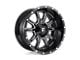 Fuel Wheels Vandal Gloss Black Milled Wheel; 20x10 (20-24 Jeep Gladiator JT)