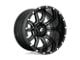 Fuel Wheels Vandal Gloss Black Milled Wheel; 20x12; -43mm Offset (20-24 Jeep Gladiator JT)