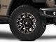 Fuel Wheels Vapor Matte Black Machined Wheel; 17x9; 1mm Offset (20-25 Jeep Gladiator JT)