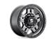 Fuel Wheels Anza Matte Gunmetal with Black Bead Ring Wheel; 20x10; -18mm Offset (22-24 Jeep Grand Cherokee WL)