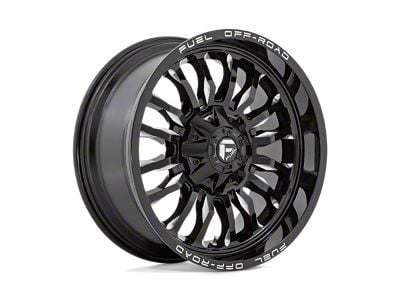 Fuel Wheels Arc Gloss Black Milled Wheel; 20x10; -18mm Offset (22-24 Jeep Grand Cherokee WL)