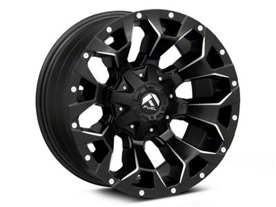 Fuel Wheels Assault Satin Black Machined Wheel; 18x9 (22-24 Jeep Grand Cherokee WL)